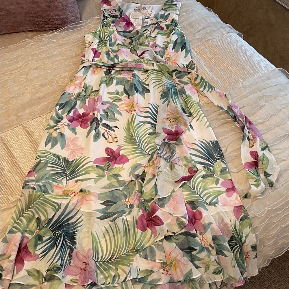 Tommy Bahama Floral Print Dress XL